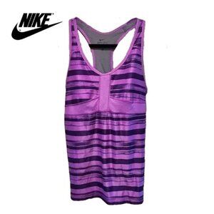 Nike Dri-Fit Racerback Activewear Tank w/ Built-In Bra - S